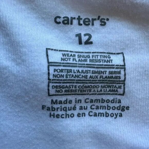 Carter’s Pajama Set Bundle Christmas White Red Pink Purple Long Sleeves Tops & P - Picture 3 of 6